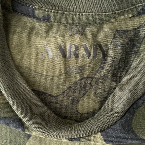 AARMY camo mini break crop tee XS - Picture 4 of 7